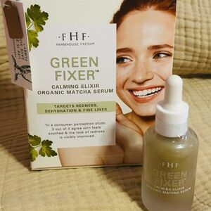 New in Box! Sealed product: Farmhouse Fresh  Green Fixer Calming Matcha Serum